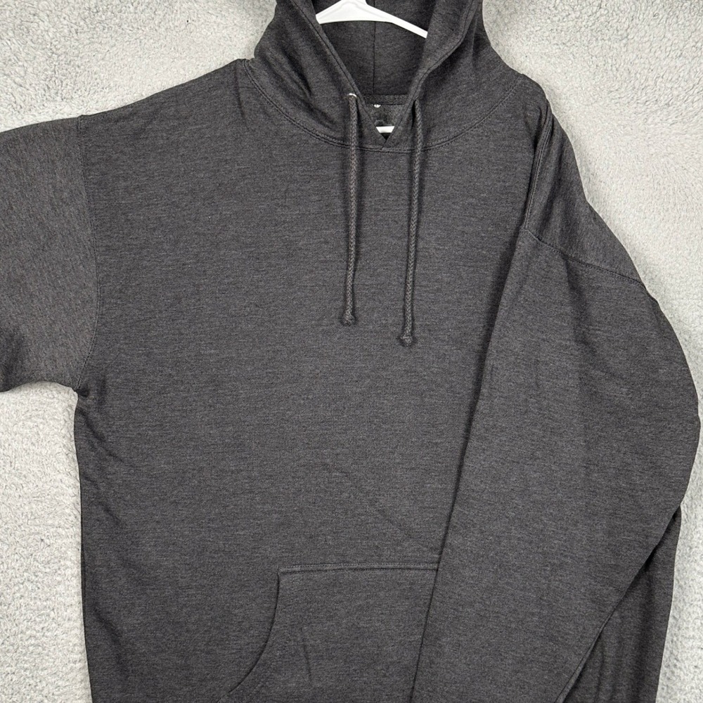 Rudie Hoodie Mens 3XL Pullover Charcoal Heather Fleece Lined EUC